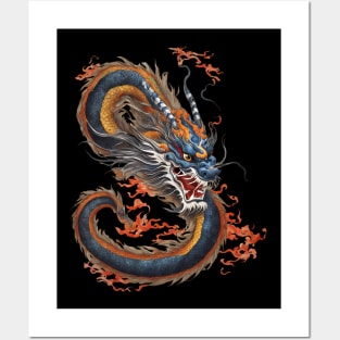 Fire Breathing Dragon Posters and Art